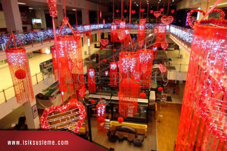 Alışveriş Merkezi Led Işık Süsleme - Bilge Design -