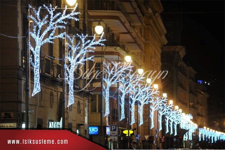 Cadde Led Işık Direk Süsleme - Bilge Design -